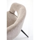 Стул HALMAR K550 бежевый/черный